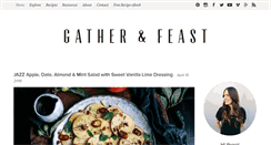 Desktop Screenshot of gatherandfeast.com