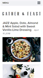 Mobile Screenshot of gatherandfeast.com